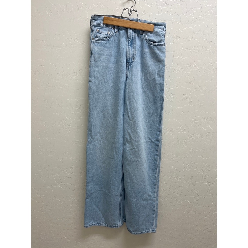 Levis Big E Premium High Loose Wide Leg Jeans Light Wash 26 Mens Relaxed Fit